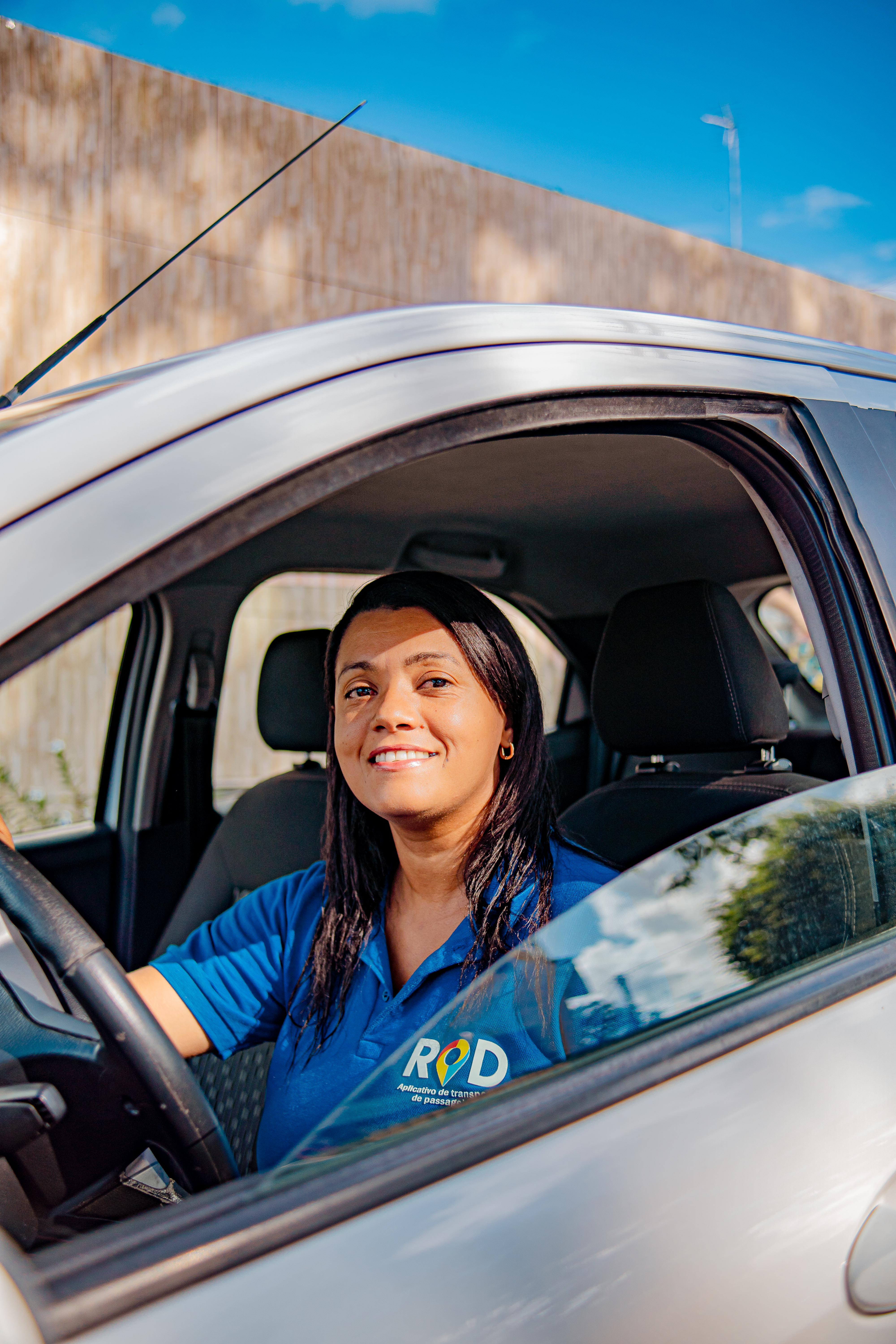 Tela do aplicativo ROD mostrando o mapa da cidade e rotas em tempo real