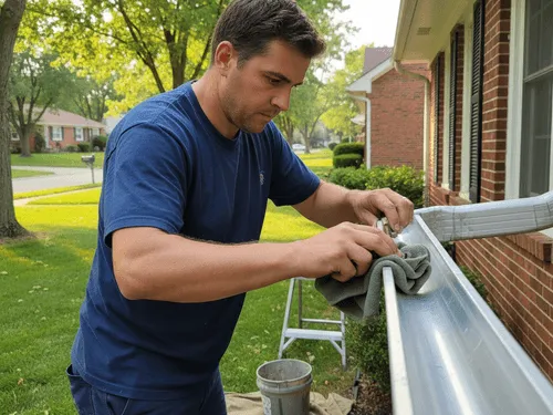 Hilliard, OH Exterior Gutter Polishing