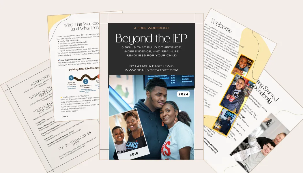 Pages from the Beyond the IEP guide