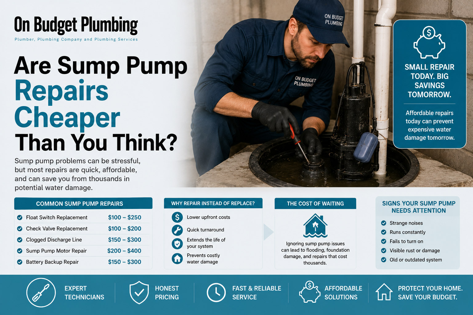 Are Sump Pump Repairs Cheaper Than You Think?