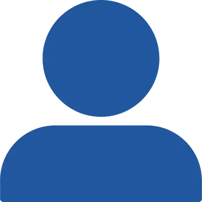 blue person icon