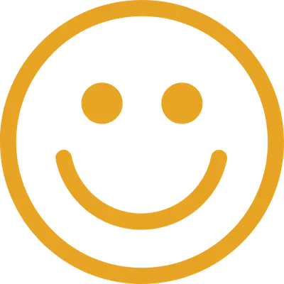 Orang smiley face