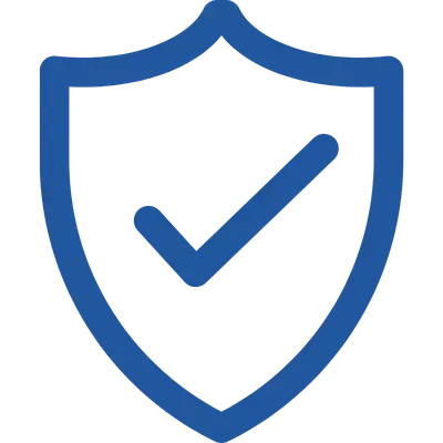 Blue sheild icon