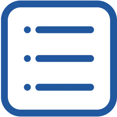 blue task list icon