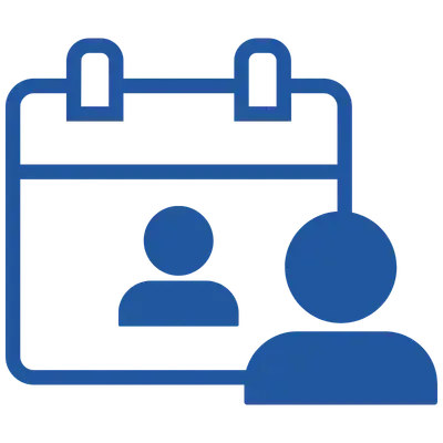 Blue live workshop icon