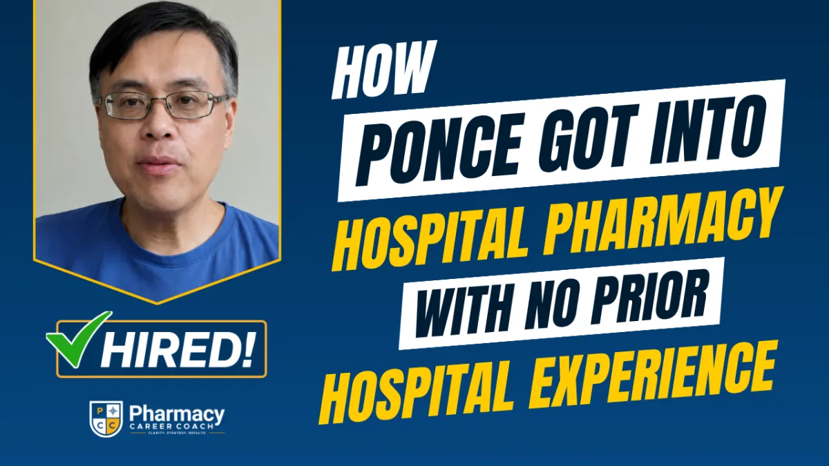 How Ponce Successfully Transitioned To Hospital Pharmacy