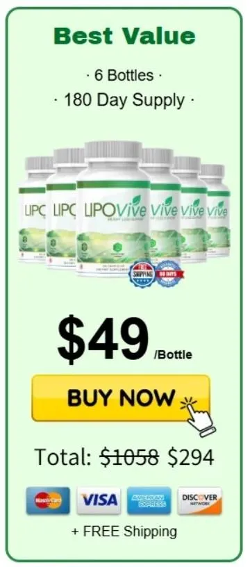 LIpoVive Six Bottle