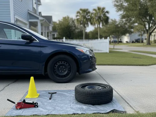 Biloxi, MS Tire Change
