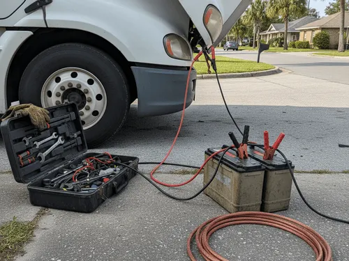 Biloxi, MS Semi Truck Jumpstart