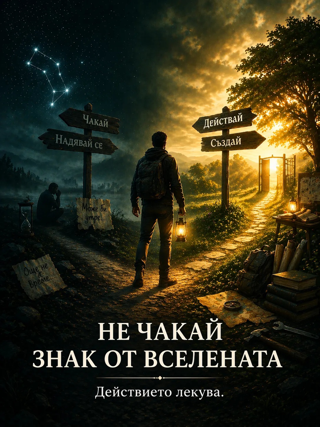 човек на кръстопът