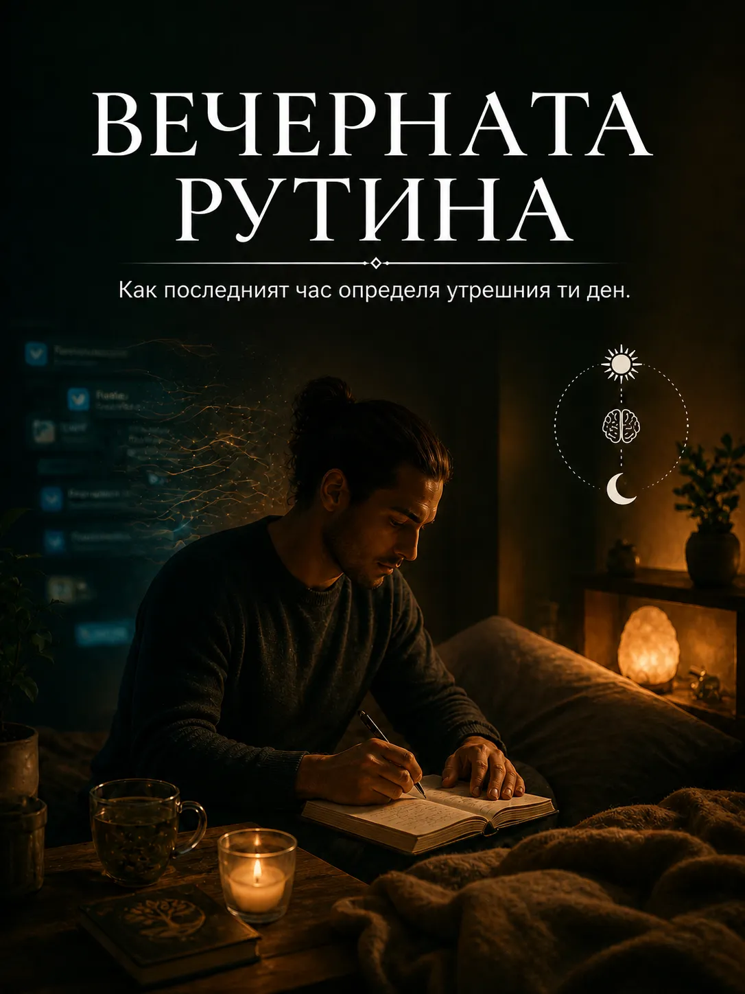 човек, мъж чете книга