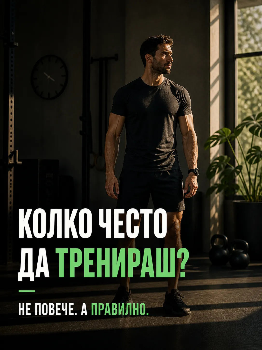 мъж след тренировка