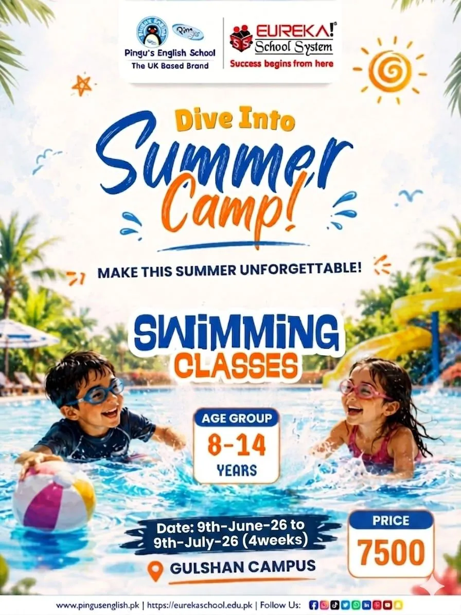 Summer Camp 2026 | Swimming Classes |  Gulshan Block 7