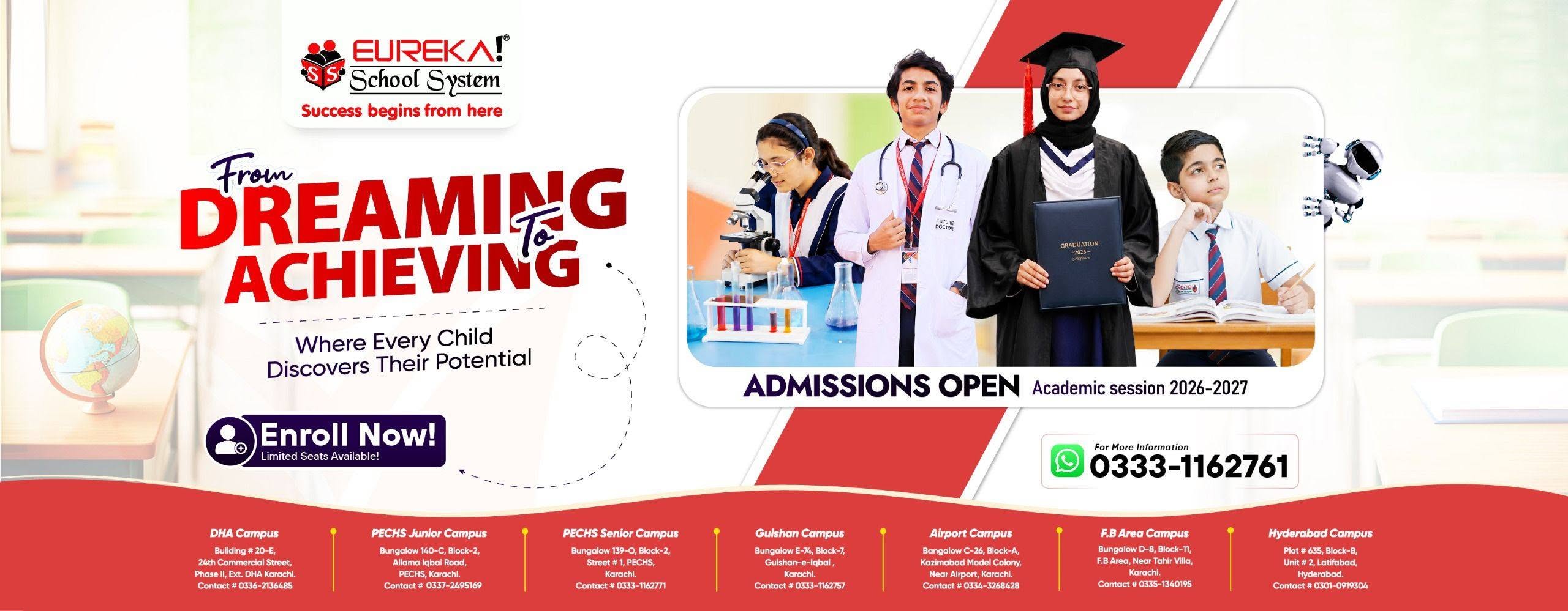 Eureka School System | Cambridge School | Primary 1 to IGCSE Education