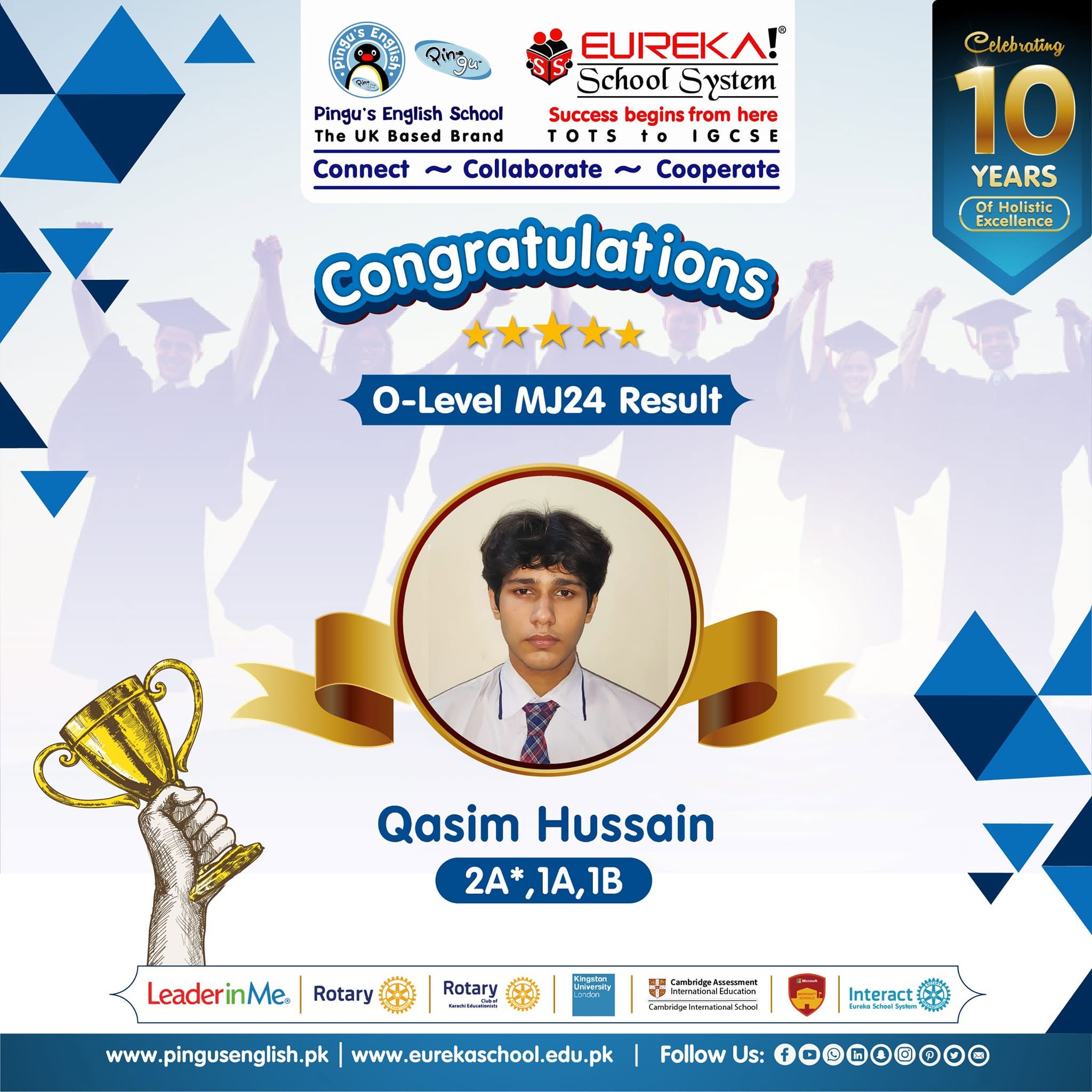 O-Level MJ24 Result  | Eureka School System