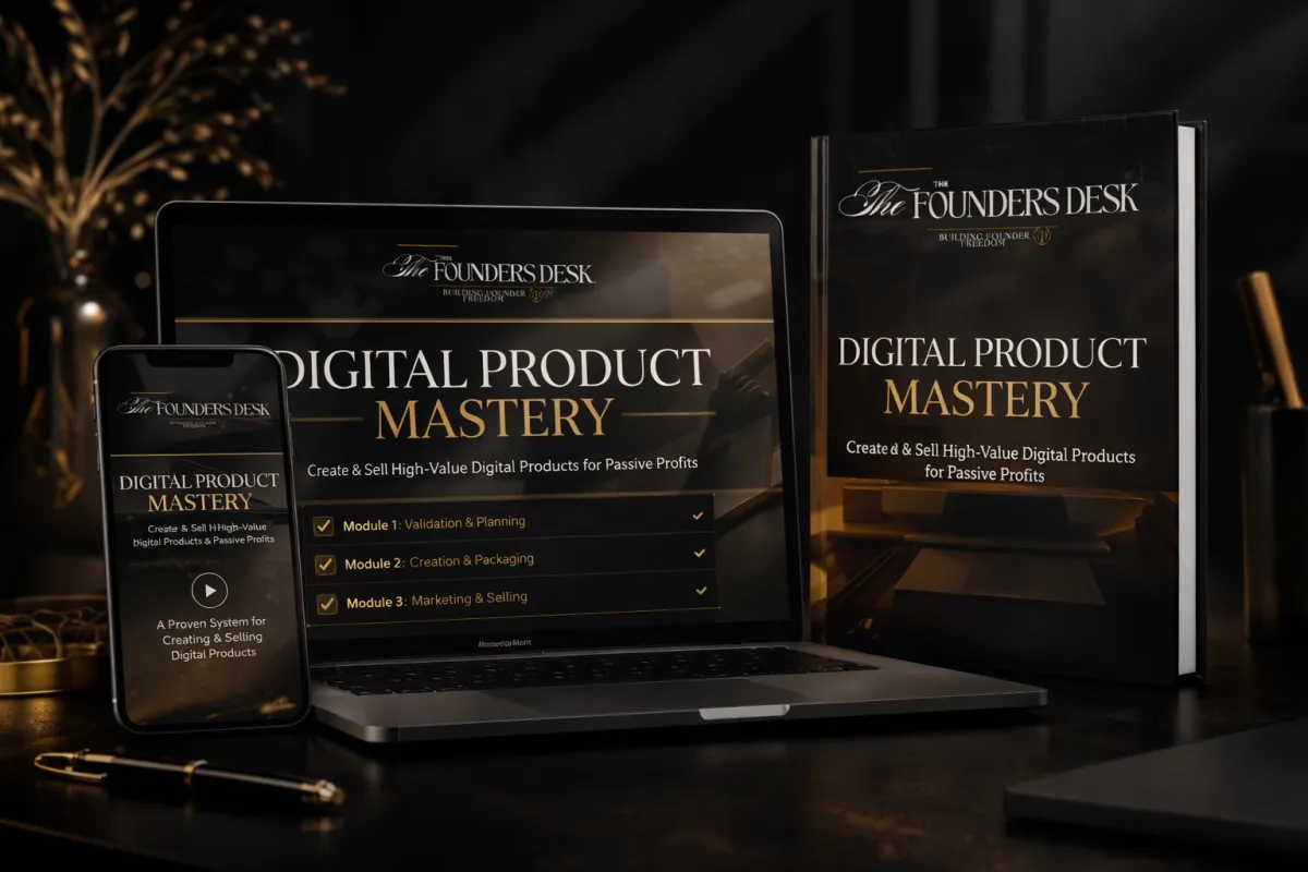 3D mockup placeholder for the Digital Product Playbook
