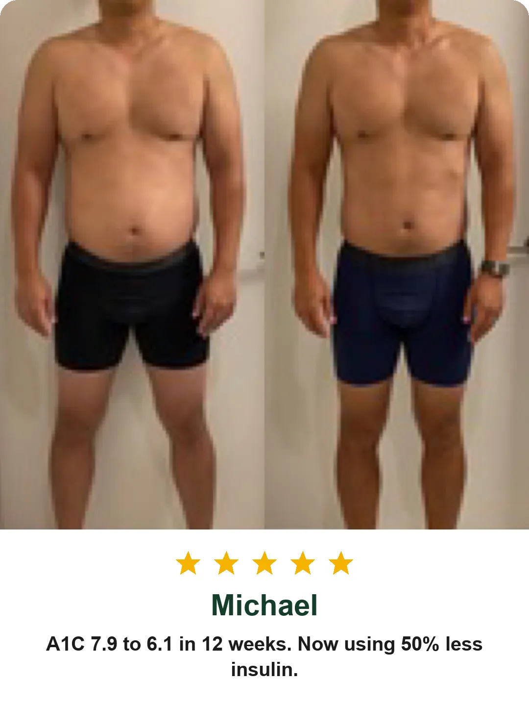 Client message describing improved blood pressure