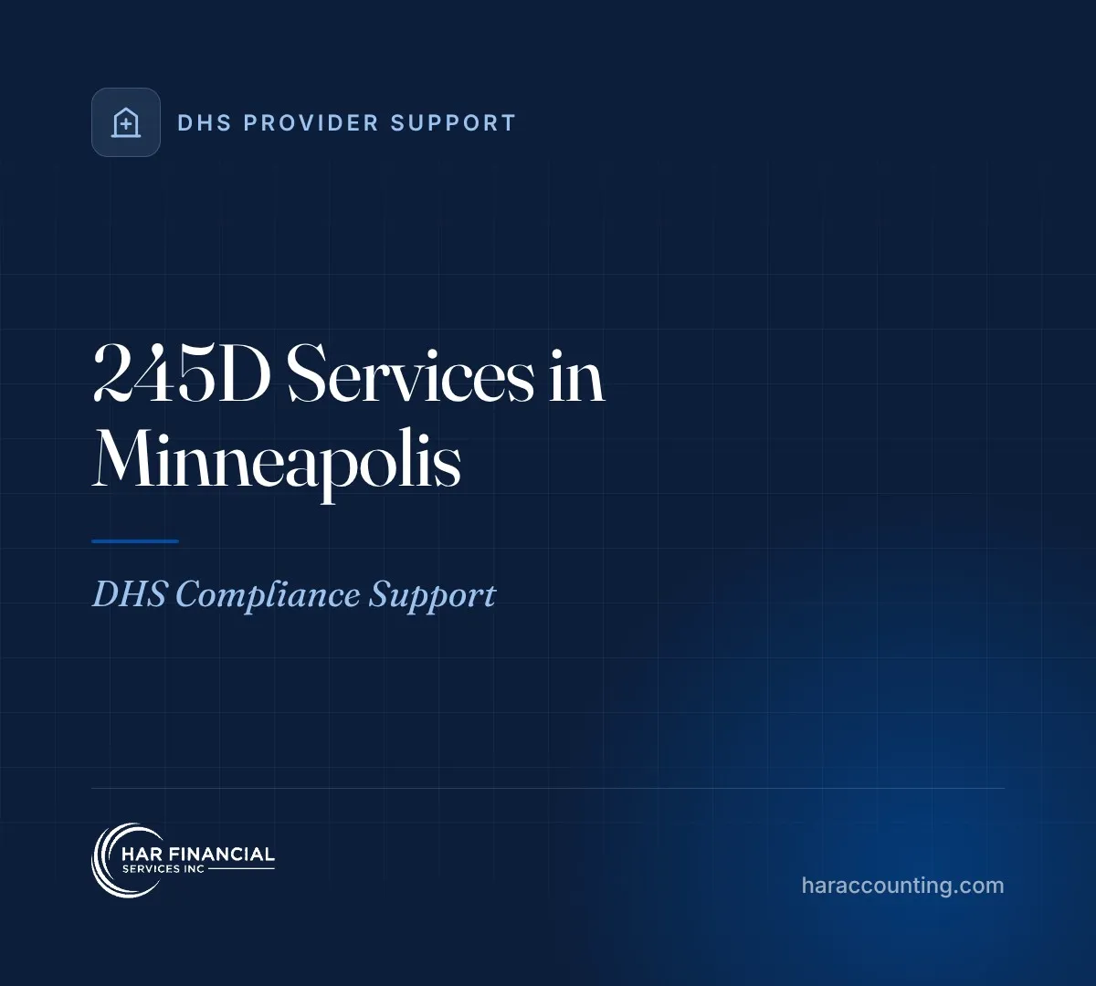 245D Services in Minneapolis: DHS Compliance Support