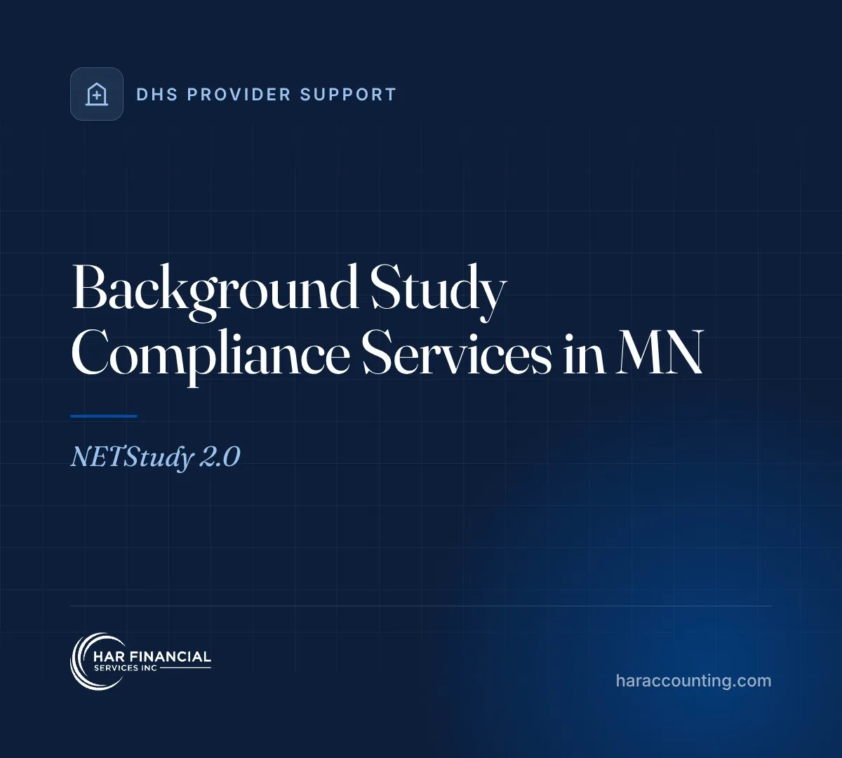 Background Study Compliance Services MN | NETStudy 2.0