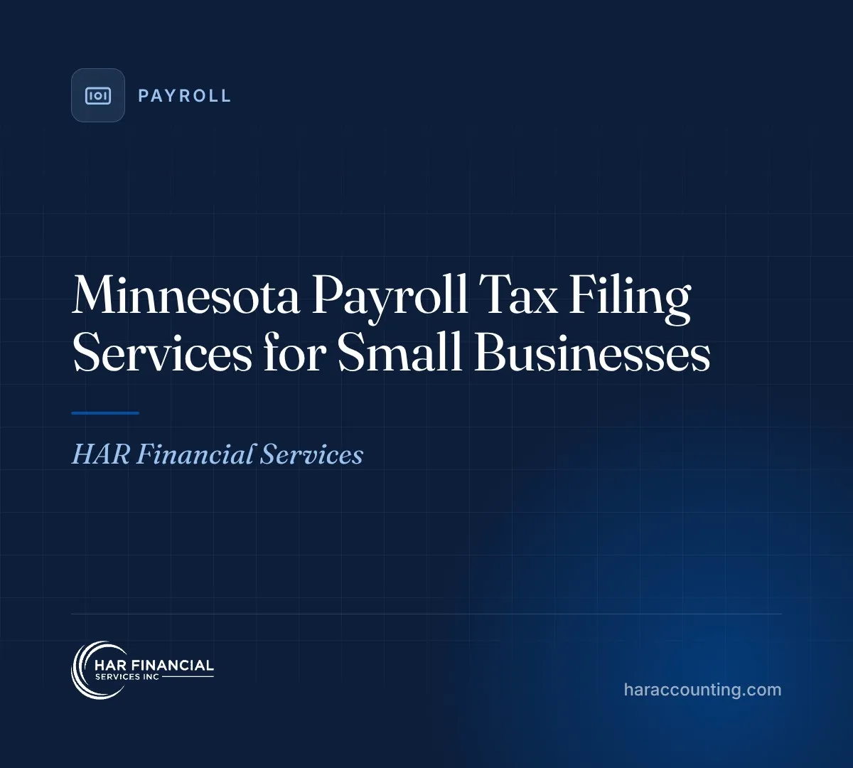 Minnesota Payroll Tax Filing Services for Small Businesses