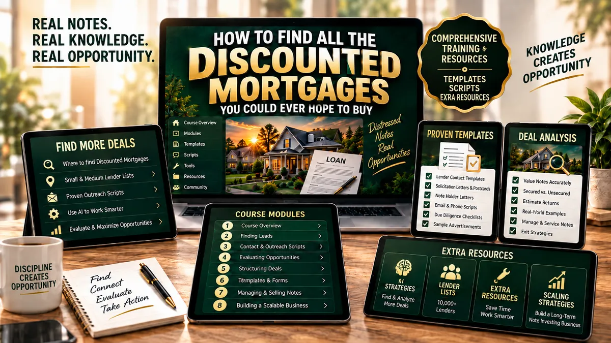 How To Find All The Discounted Mortgages You Can Handle course product cover