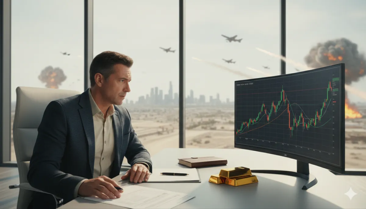 Guerra nel Golfo: perché l’oro scende mentre le banche comprano?