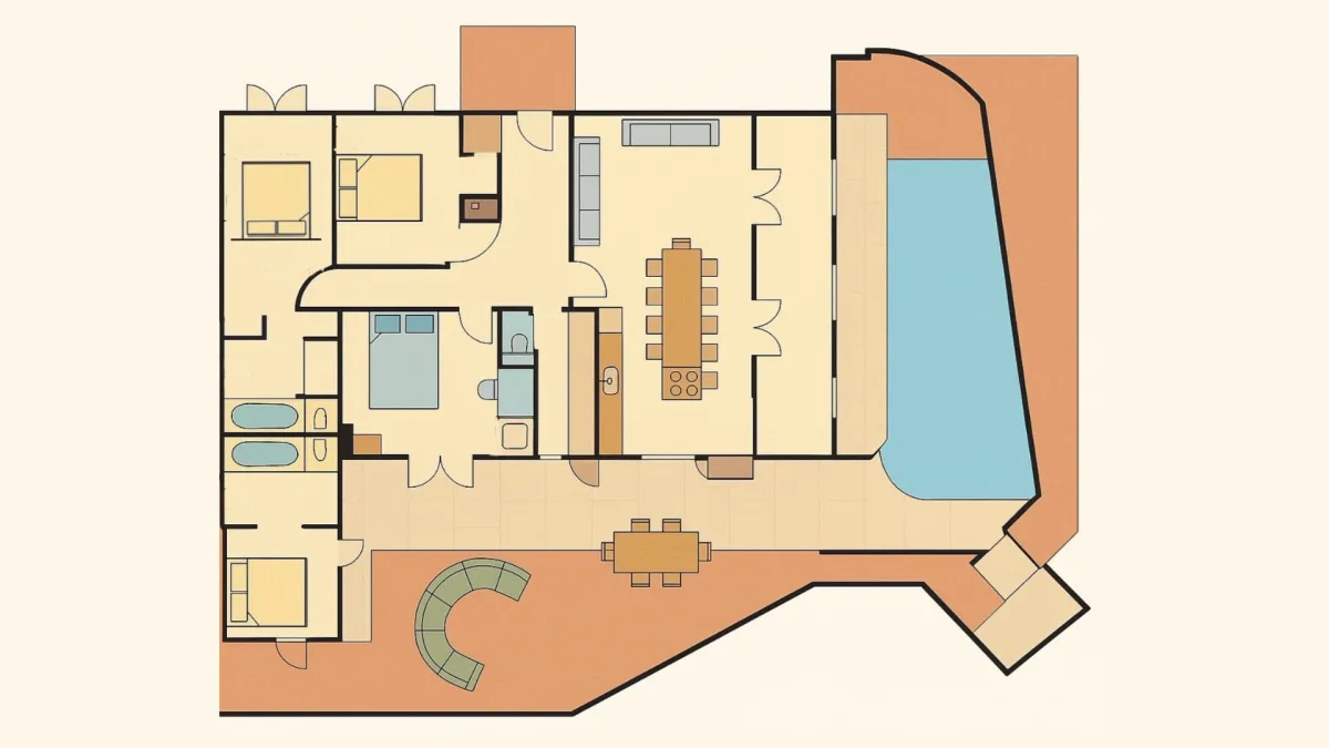 Floorplan Villa Silencio Andalusia