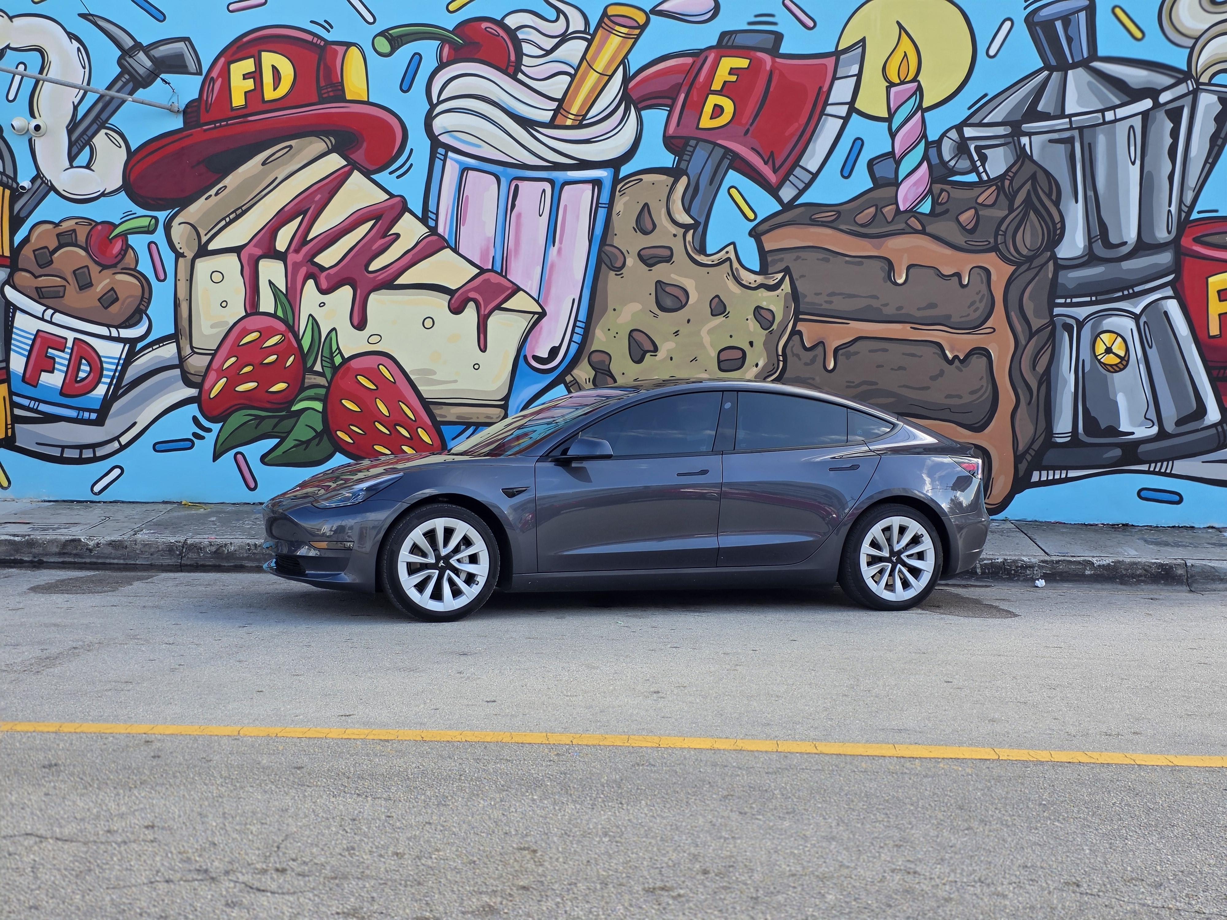 Tesla Model 3 Long Range rental in Miami — delivered fully charged to your door, hotel, Airbnb, MIA or FLL airport