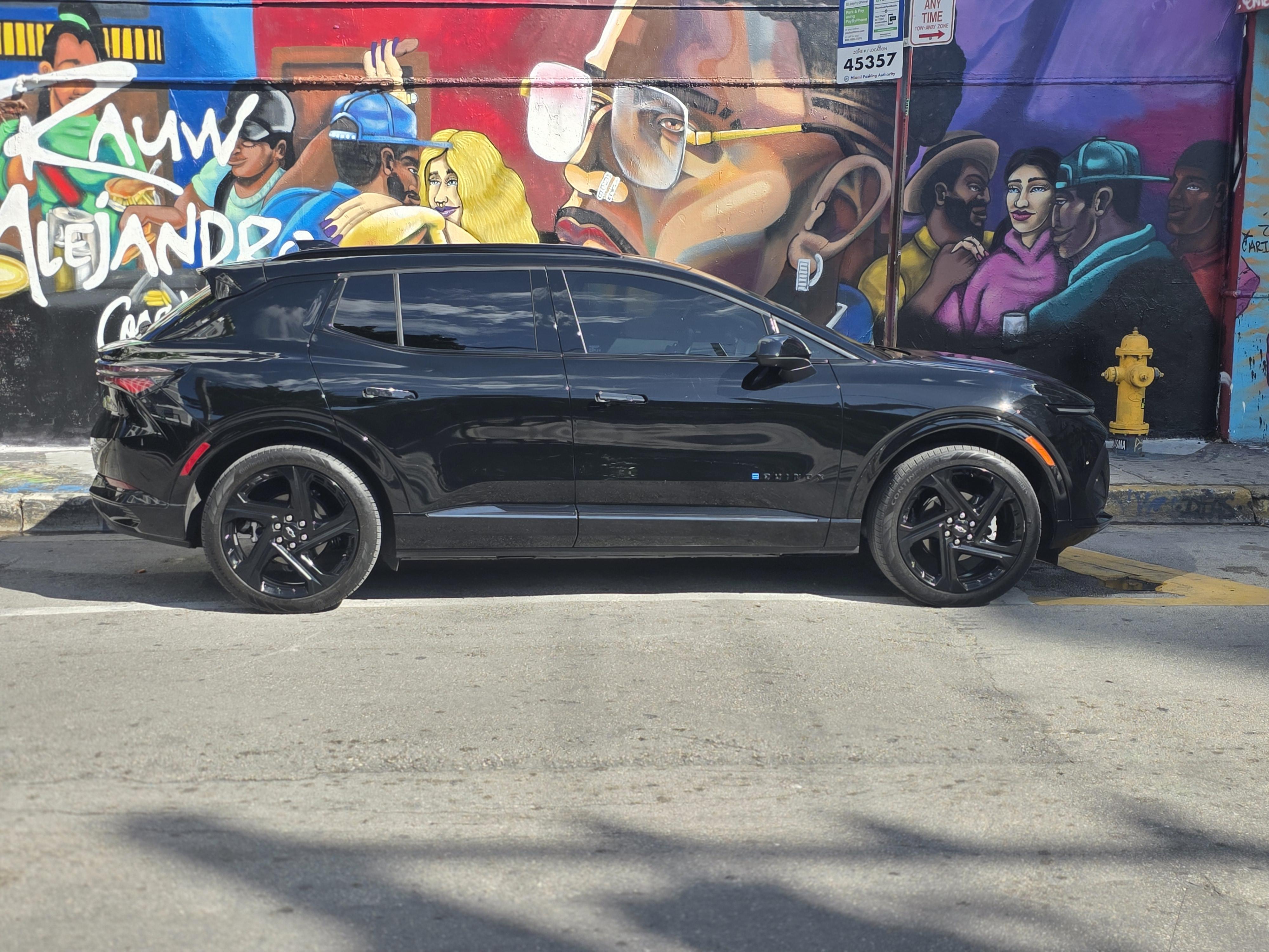 2025 Chevrolet Equinox EV RS electric SUV rental in Miami