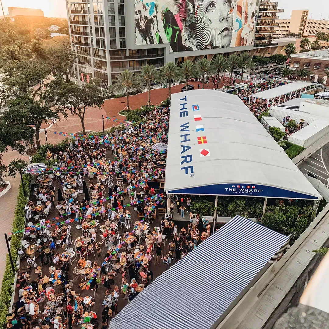 The Wharf Fort Lauderdale open-air waterfront venue on the New River