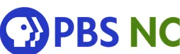 Logo for PBS North Carolina. Features a blue circle surrounded an outline of a head.