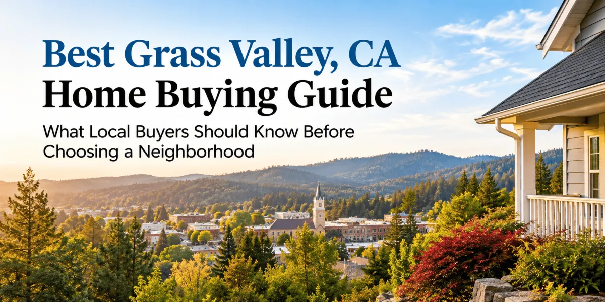 Best Grass Valley CA home buying guide for local buyers