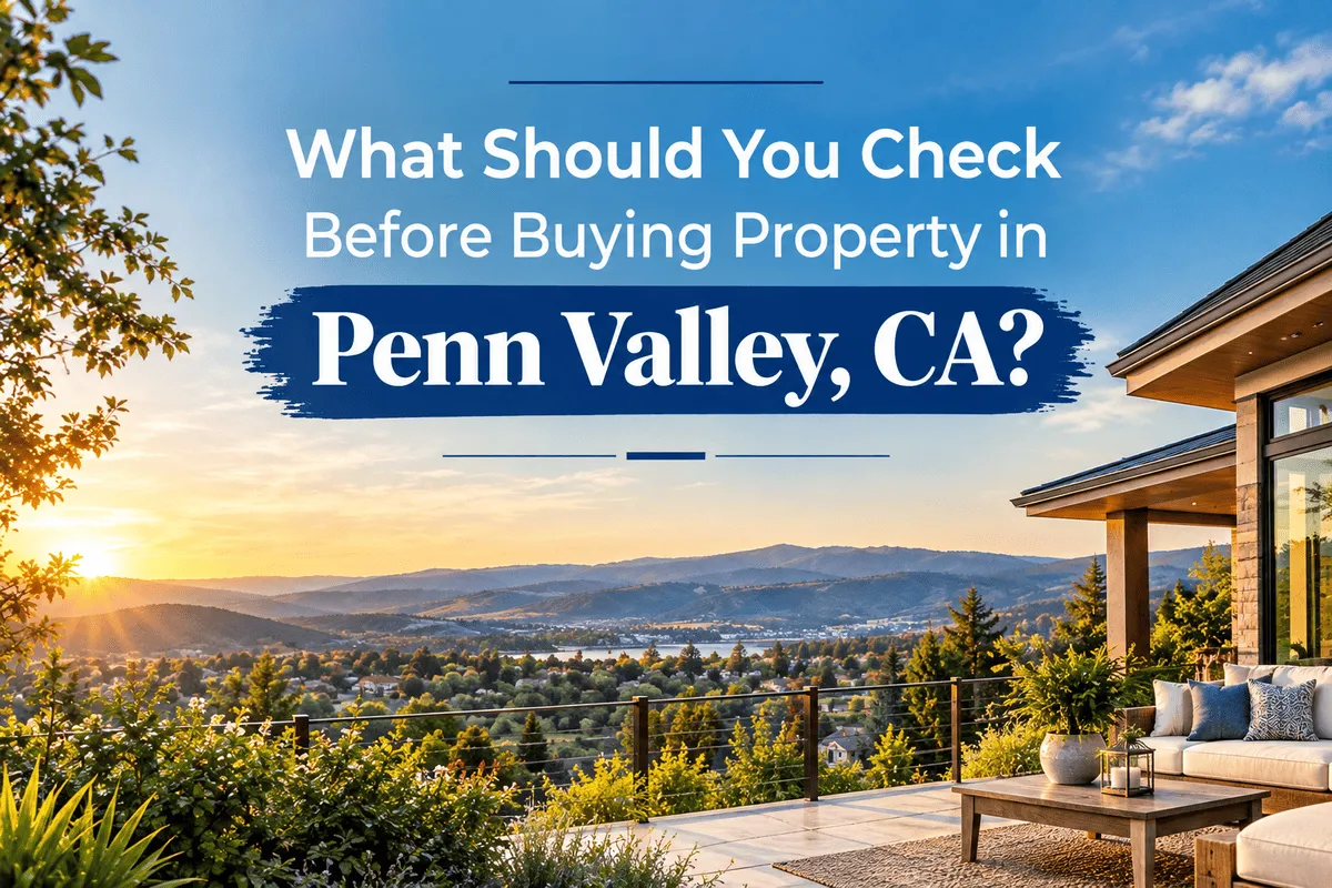What to Check Before Buying Property in Penn Valley CA