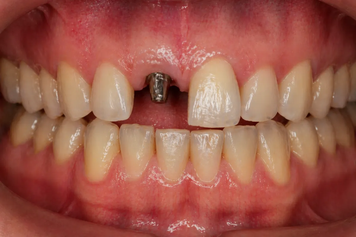 Before - Missing or severely decayed tooth/teeth