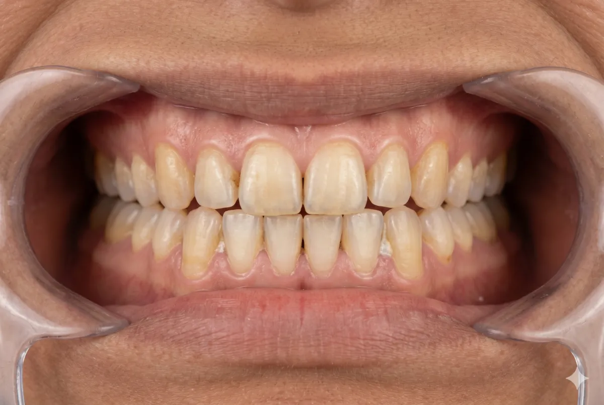 After - Bright, whitened smile