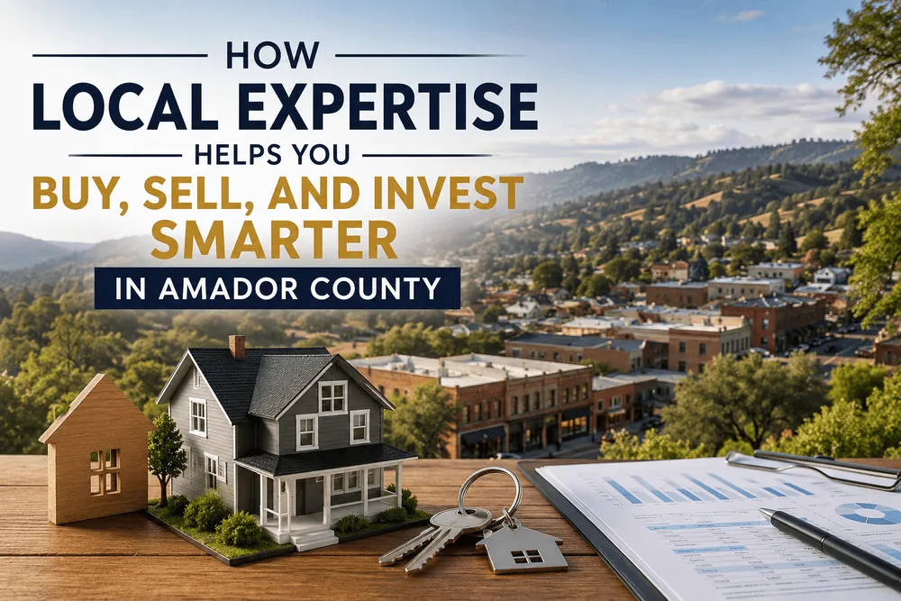 Experienced Realtor in Jackson, CA helping buyers, sellers, and real estate investors make confident property decisions across Amador County.
