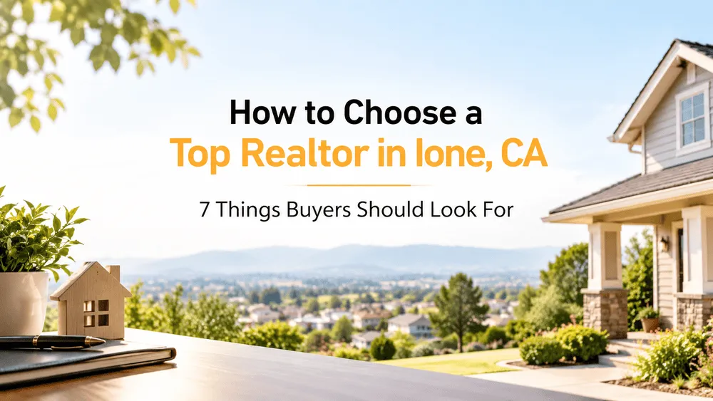 Top Realtor in Ione CA helping buyers choose the right home and neighborhood