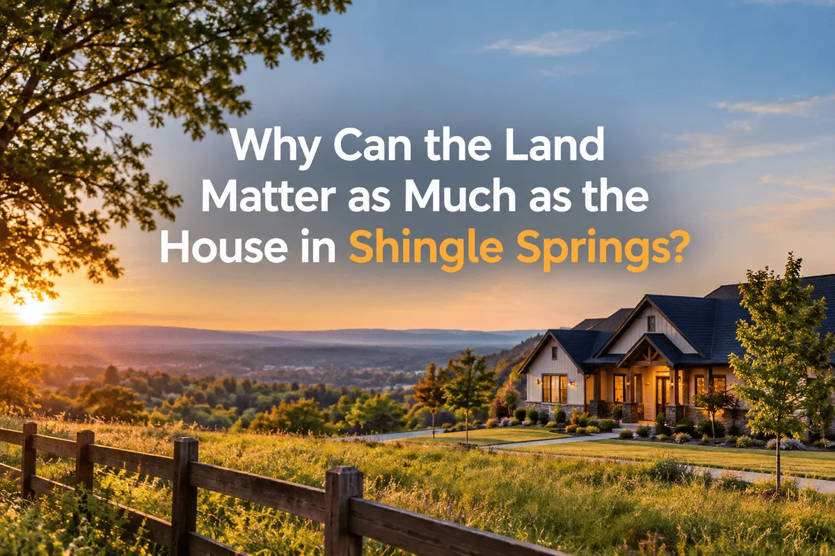 Land and home property details in Shingle Springs, CA