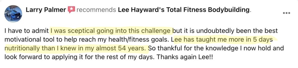 Larry's Review of the High Energy Fat Loss Program