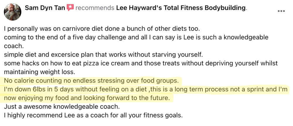 Sam's Review of the High Energy Fat Loss Program