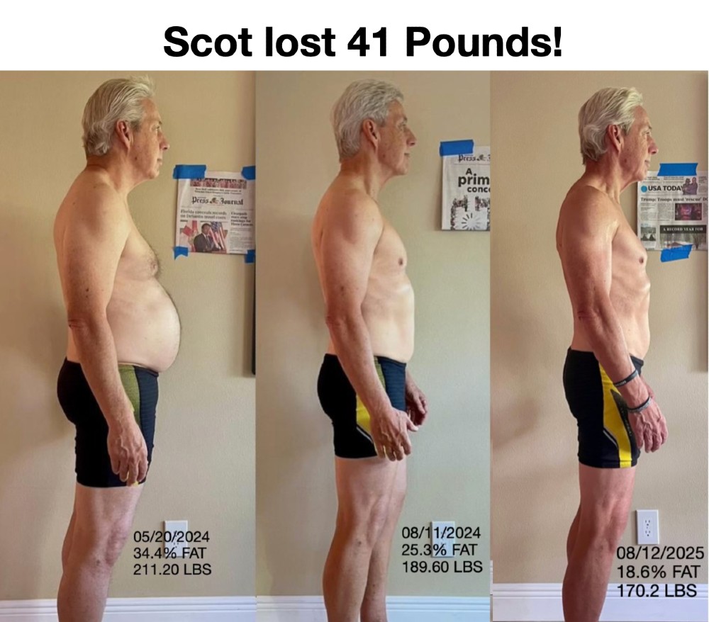 Scot lost 41 pounds