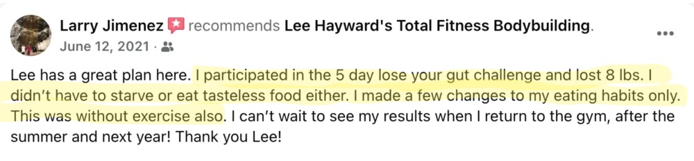 Larry's Review of the High Energy Fat Loss Program