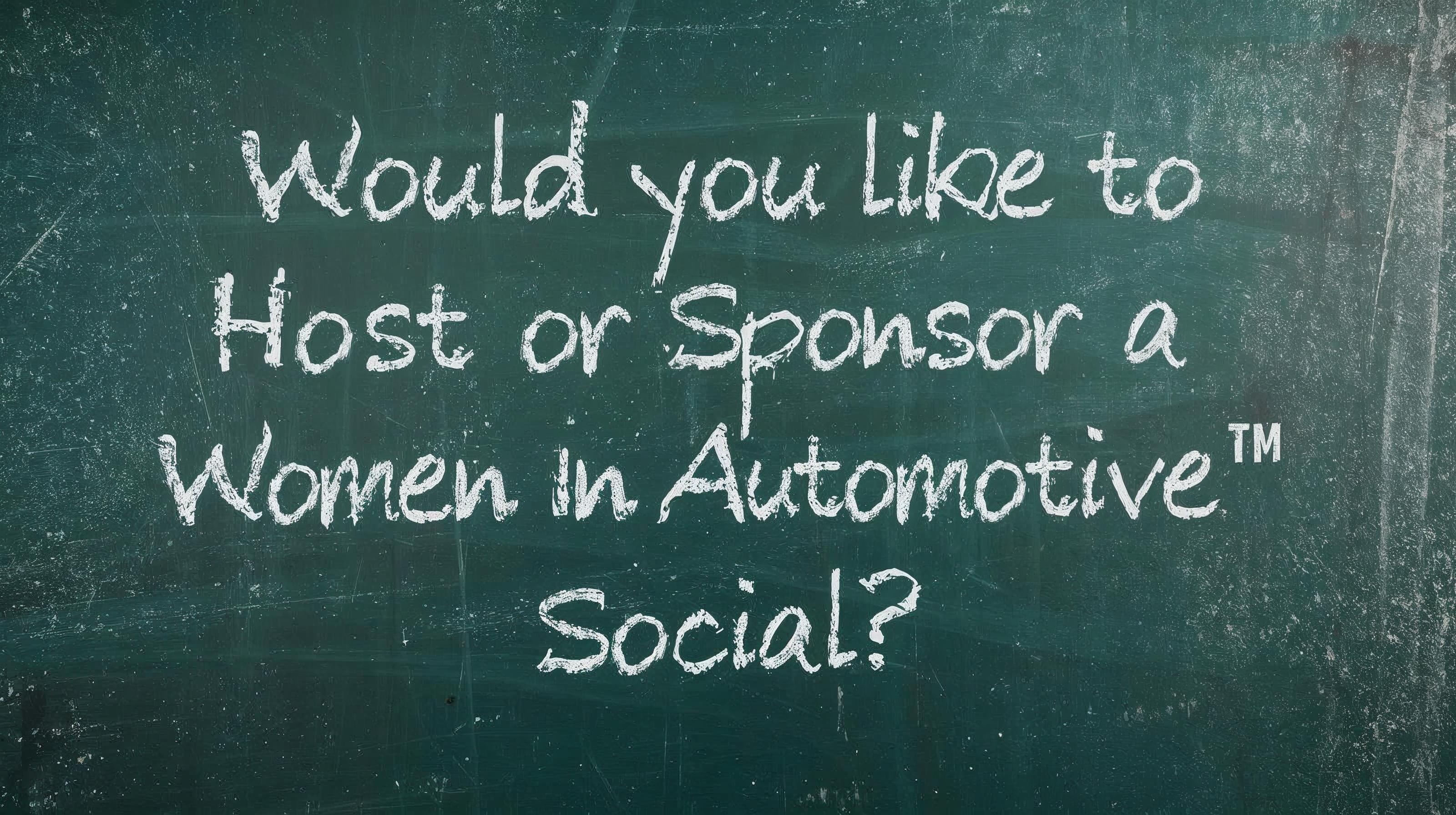 Host or Sponsor a Women In Automotive Social