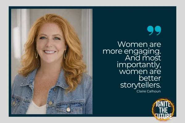 Claire Calhoun speaking about NIL Partnerships at Women In Automotive 2026