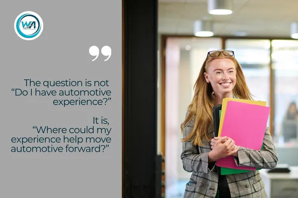 Women working in automotive careers beyond traditional sales and service roles