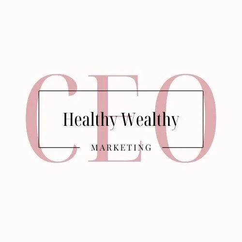 Healthy Wealthy CEO Marketing Logo