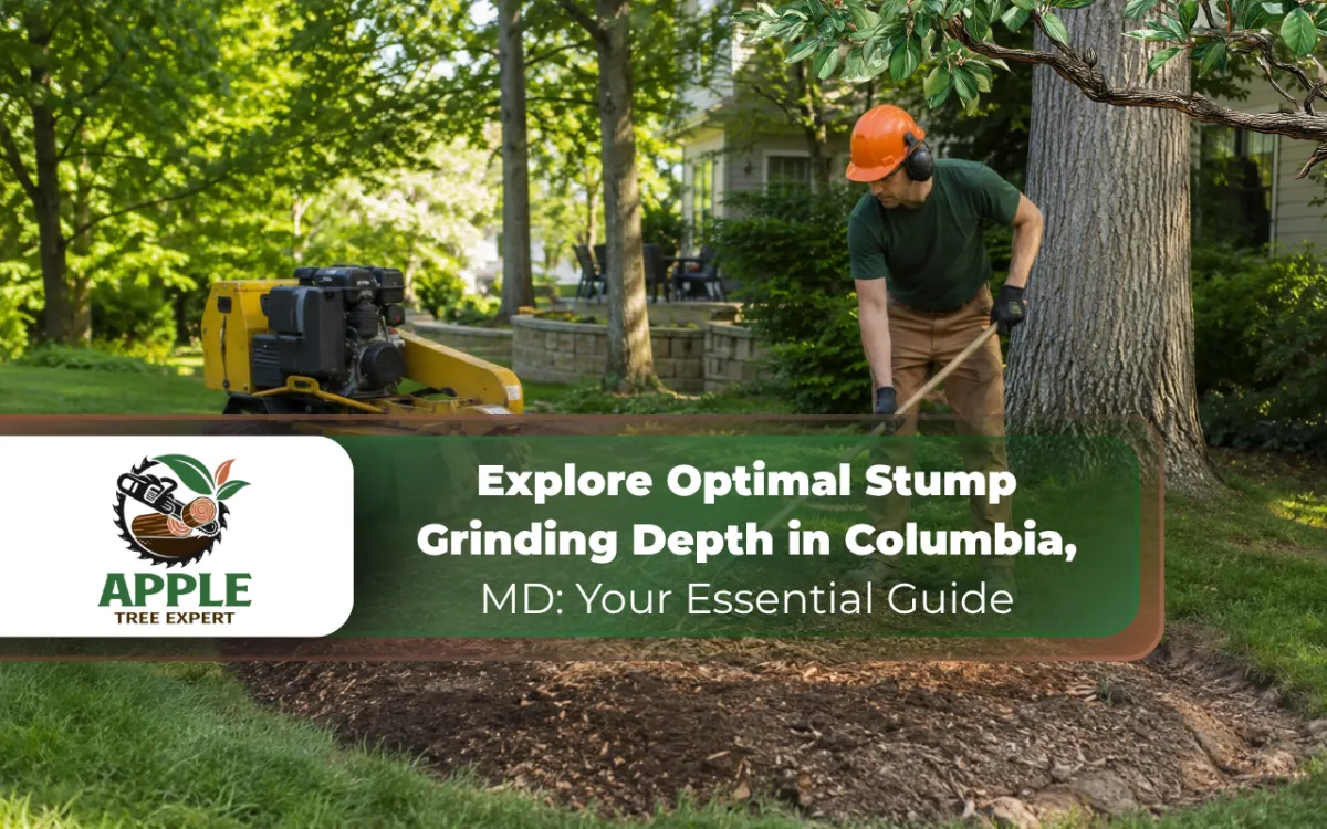 Stump Grinding Depth in Columbia, MD | Yard Care Guide