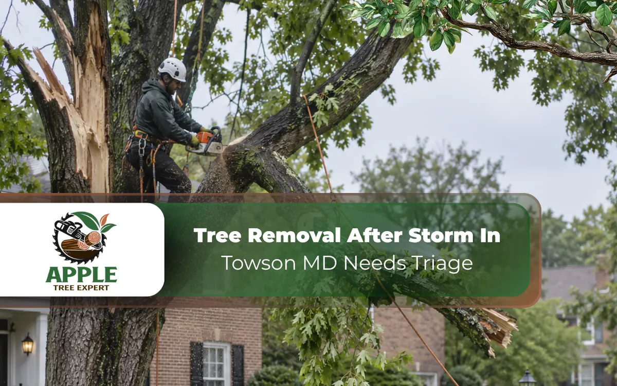 Tree Removal After Storm In Towson MD Needs Triage