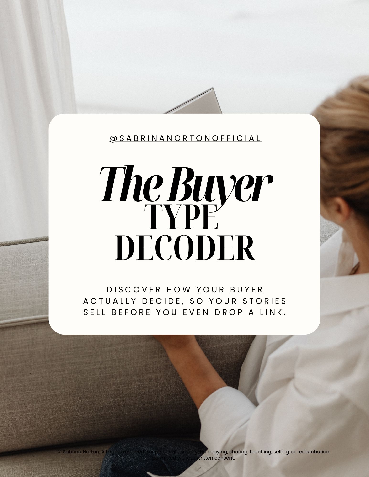Discover how your buyer buys in stories