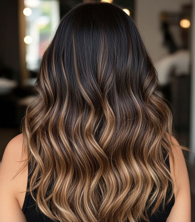 Balayage hair transformation Bayonne NJ